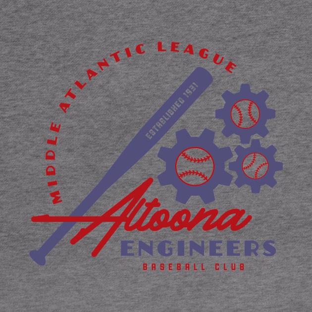 Altoona Engineers Baseball by MindsparkCreative